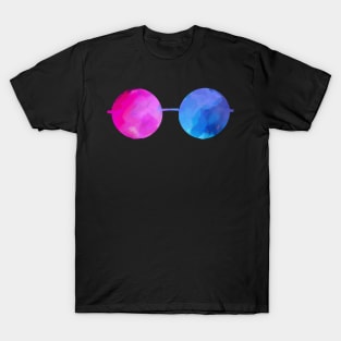 Watercolor Hippie Glasses T-Shirt